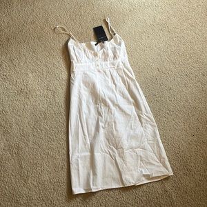 white summer dress